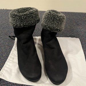 Convertible Arche Black Winter Booties - Size 40